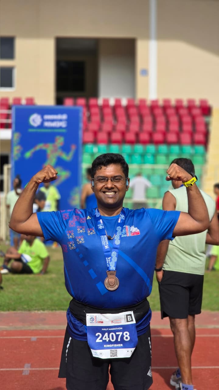 Raghavendran – long-distance runner